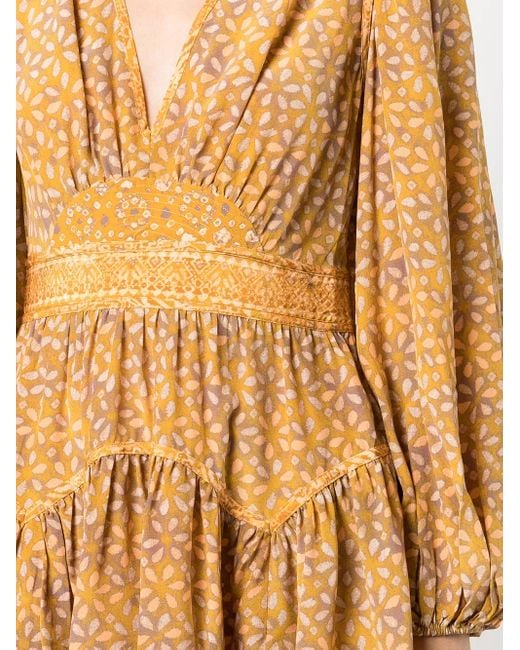 Abito Con Maniche A Palloncino Hayana di Ulla Johnson in Yellow