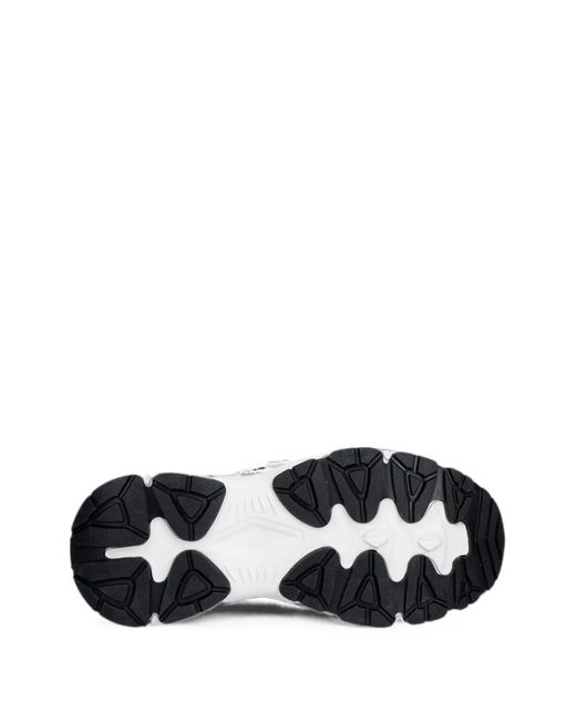 Just Cavalli White Logo-Patch Sneakers