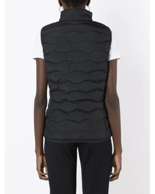 EA7 Black Logo Down Vest