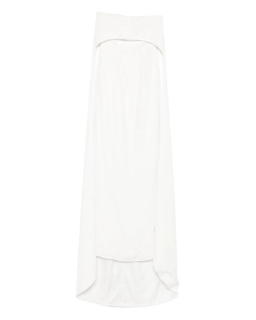 Vestiaire d'un Oiseau Libre オフショルダー ドレス White