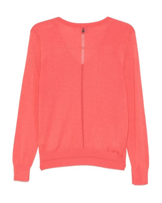 Boss Pink V-Neck Sweater