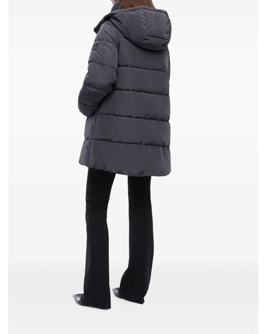 Pinko Gray Down Jacket