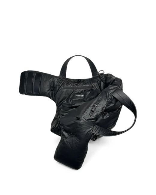 DingYun Zhang Black Padded Shoulder Bag