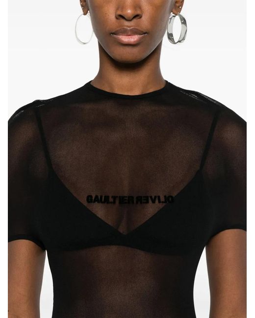 Jean Paul Gaultier Black Shayne Oliver Edition Maxi Dress