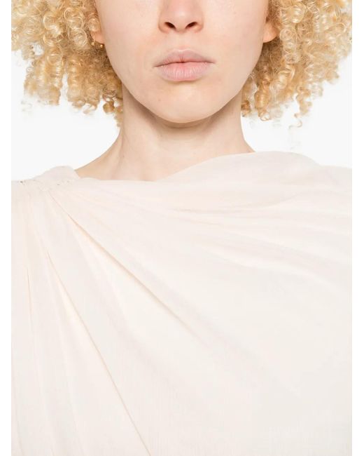 ROTATE BIRGER CHRISTENSEN White Robe À Design De Cape