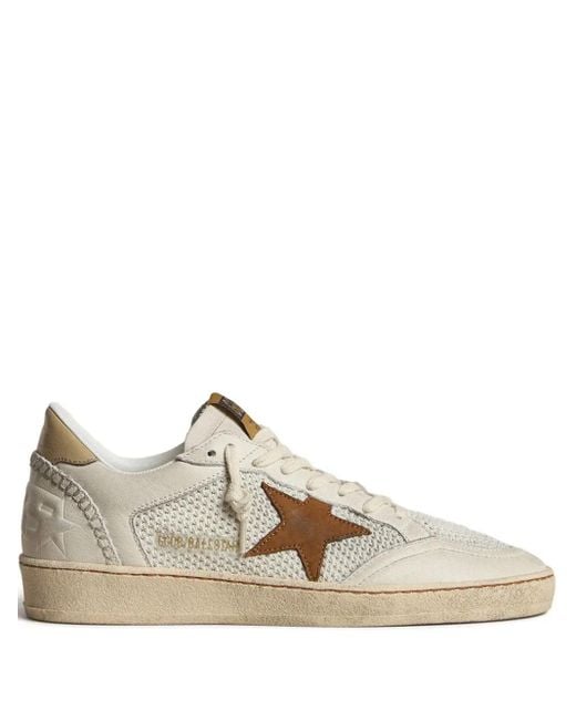 Golden Goose Deluxe Brand Natural Ball Star Leather Sneakers