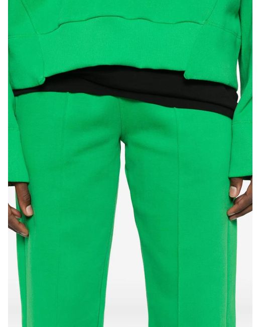 Notrainproof Green Pressed-Crease Trousers
