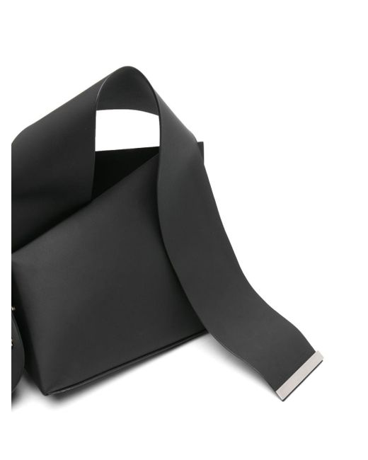 Cesta asymmetric tote bag HELIOT EMIL de color Black