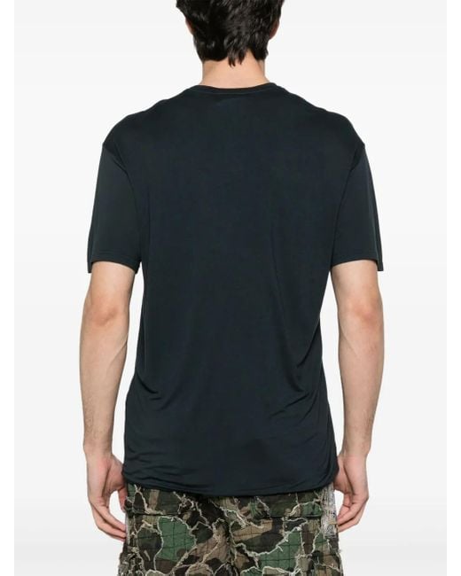 Bluemarble Black Double-Layer T-Shirt for men