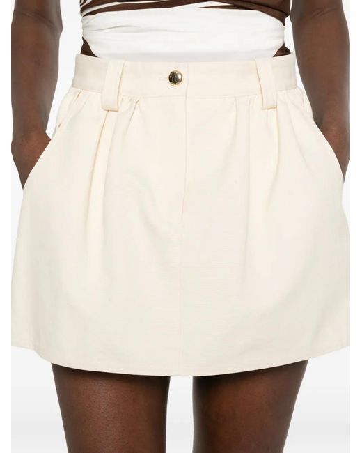 Maje Natural Short À Détail De Poches