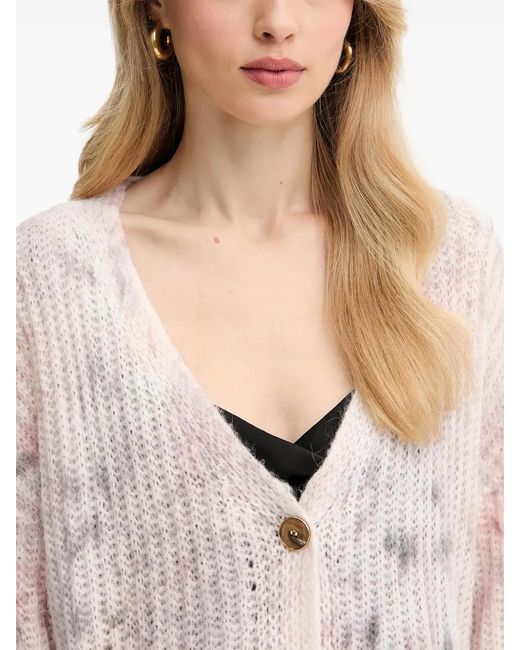 MARCIANO BY GUESS Natural Buttoned Cardigan