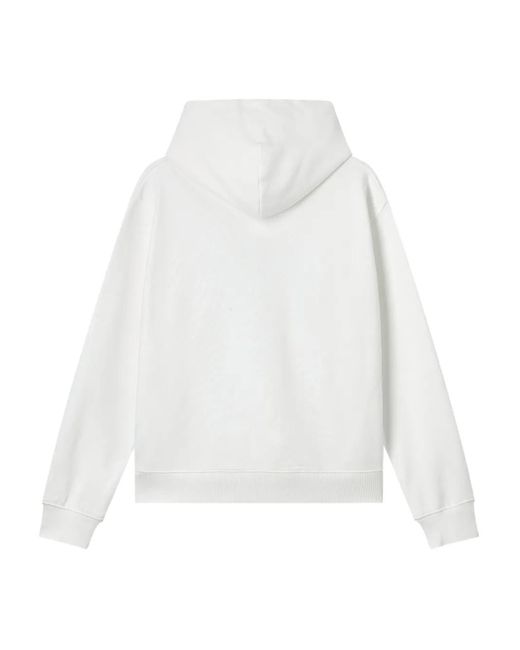 Chocoolate White Bear-Print Hoodie