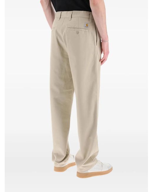 Carhartt Natural Button-Fly Trousers for men