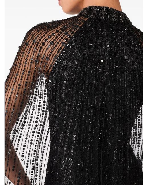 Jenny Packham Black Cairo Maxi Gown