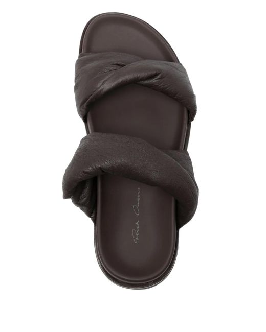 【Rick Owens】ラウンドトゥ サンダル Rick Owens ラウンドトゥ サンダル ブラウン | Lyst