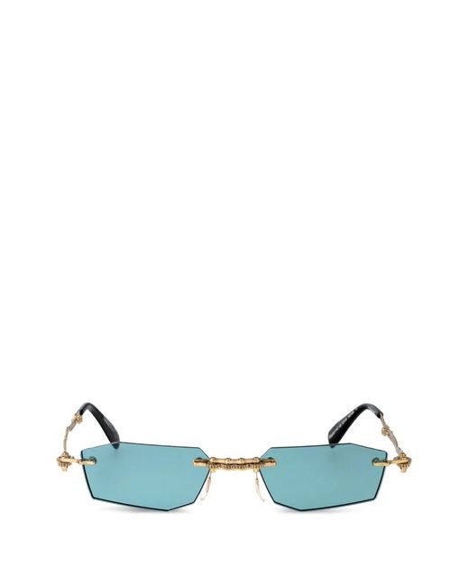 Kuboraum Blue Maske H40 Geometric-Frame Sunglasses for men