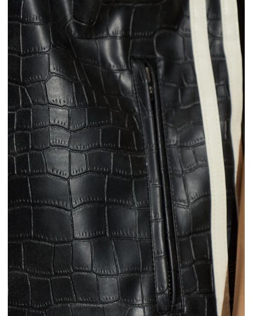 Adidas Black Crocodile-Effect Gilet
