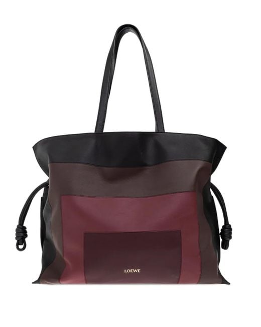 X Albers Borsa Tote Xl Flamenco Con Nodo di Loewe in Purple