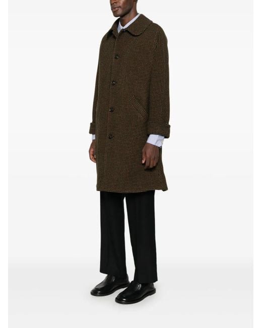 Bode Brown Hedgerow Buttoned Coat for men