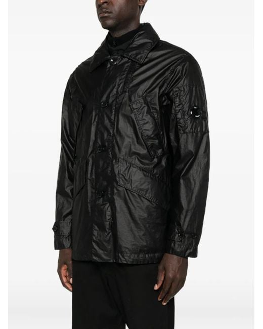 C P Company Black Medium Jacket for men