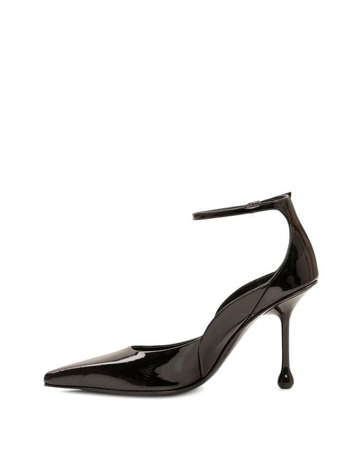 Jimmy Choo Black Ankle Strap Pumps