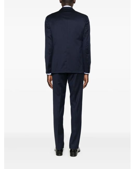 Tagliatore Blue Wool Two-Button Suit for men