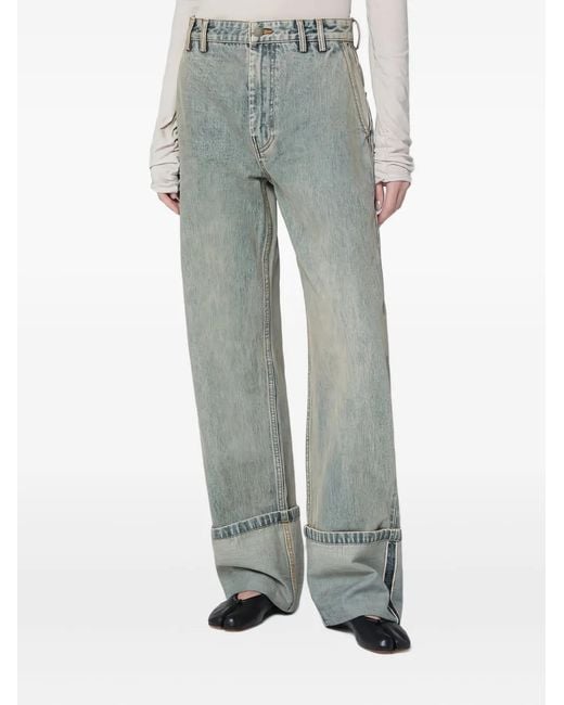 Entire studios Gray Cuffed Jeans