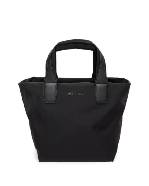 VEE COLLECTIVE Black Small Porter Essence Tote Bag