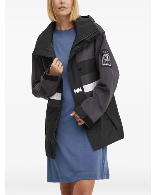 Helly Hansen Blue Logo-Patch Jacket