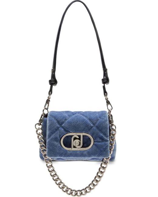 Petit Sac Porté Épaule Lapuffy À Design Matelassé Liu Jo en coloris Blue