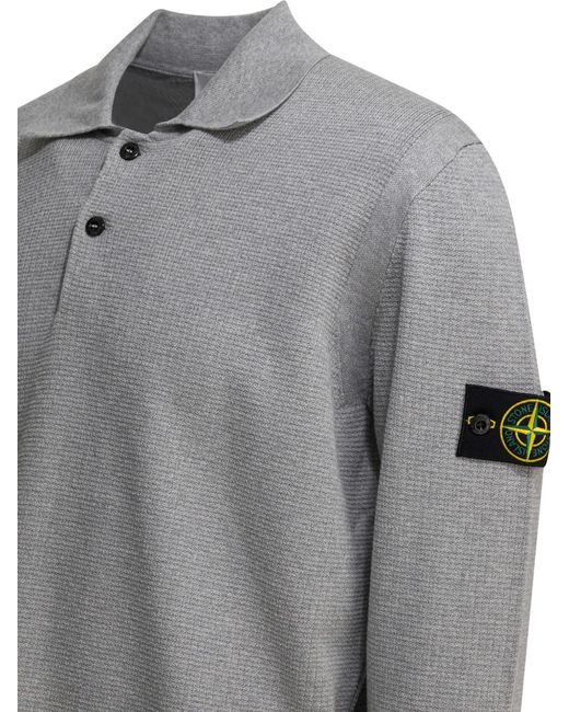 Stone Island Gray 5100024 Polo Shirt for men