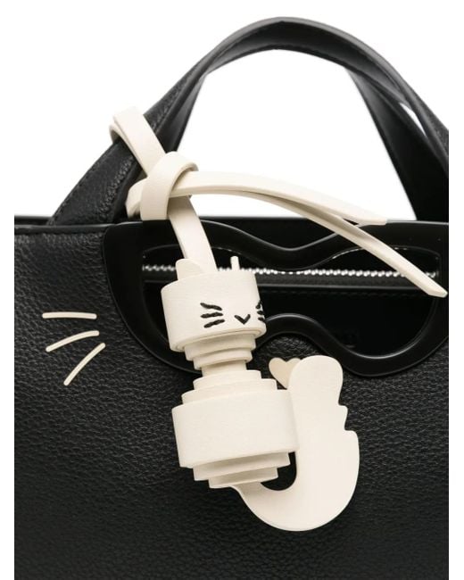 Karl Lagerfeld Logo-lettering Tote Bag Black