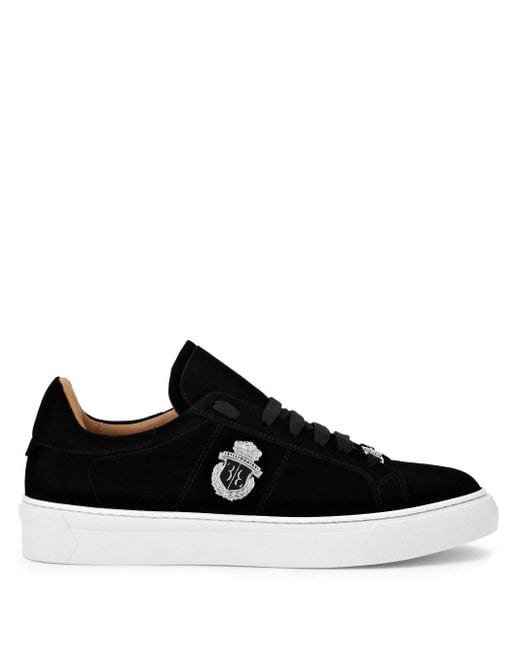 Billionaire Black Suede Sneakers for men
