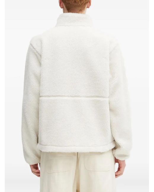 The North Face White Heritage Extreme Pile Half-Zip Jacket for men