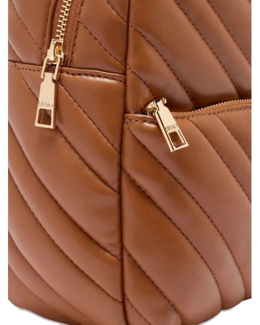 Liu Jo Brown Quilted Chevron Backpack
