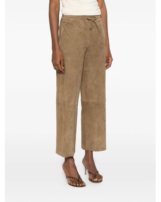 Arma White Drawstring Trousers