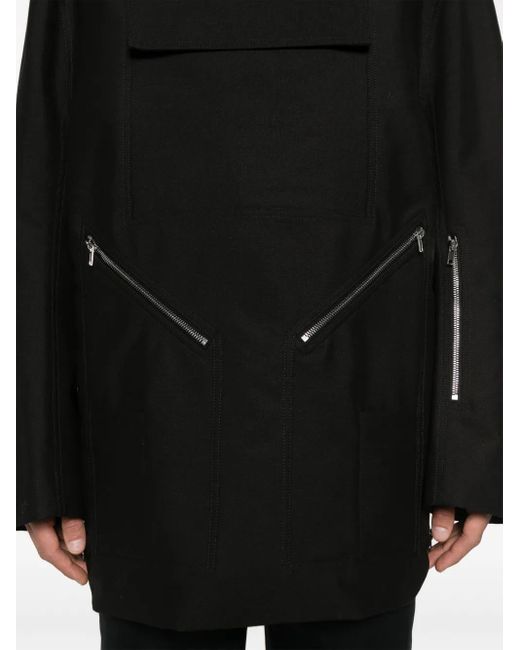 Rick Owens Black Mountaineering Smock Jacket for men