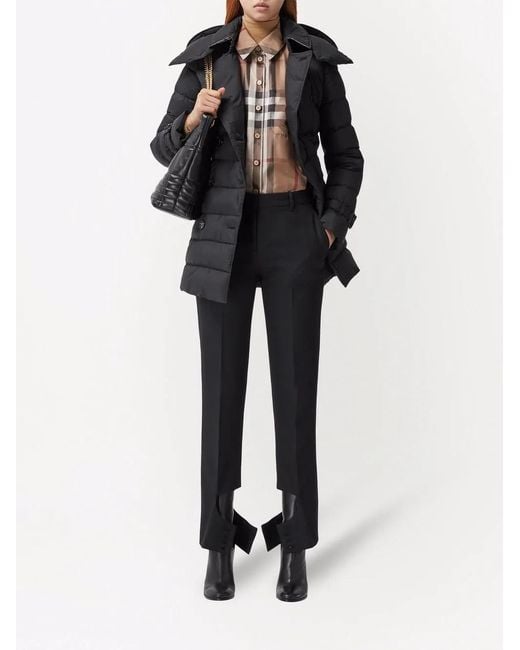 Burberry Black Down Coat