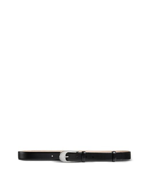 Khaite White Leather Belt