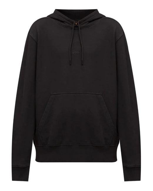 Hoodie À Détail De Logo Boss pour homme en coloris Black