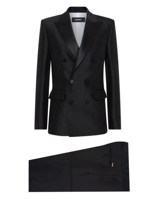 DSquared² Pak Met Dubbele Rij Knopen in het Black