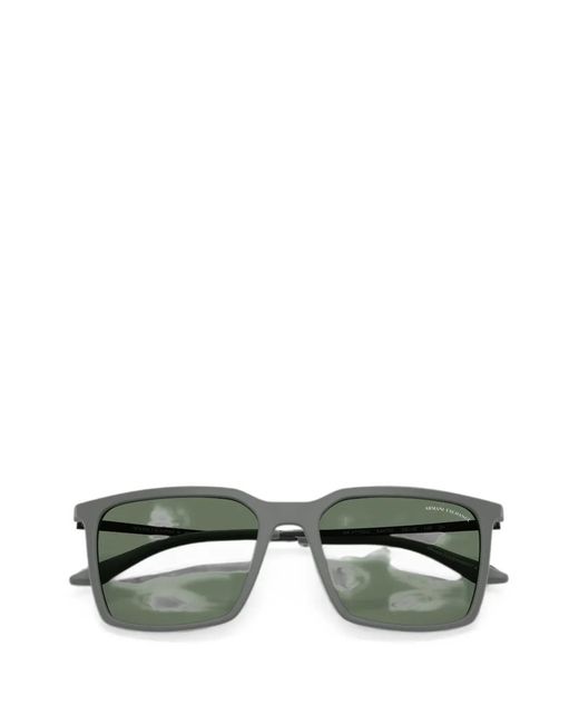 ARMANI EXCHANGE Green Square-Frame Matte-Finish Sunglasses for men
