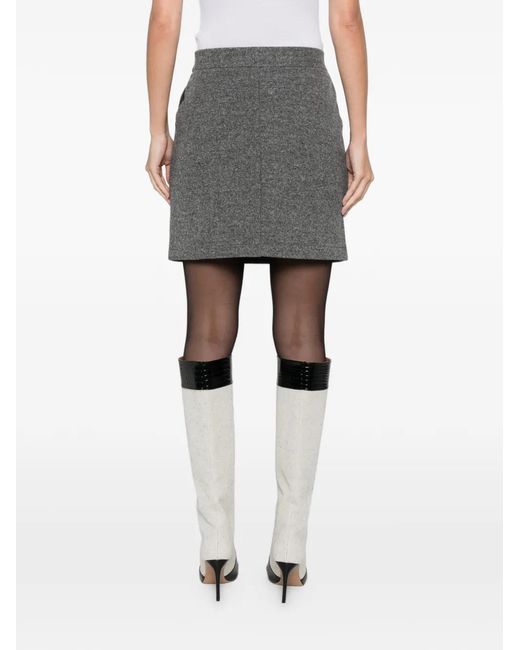 Marc O' Polo White Cotton Mini Skirt