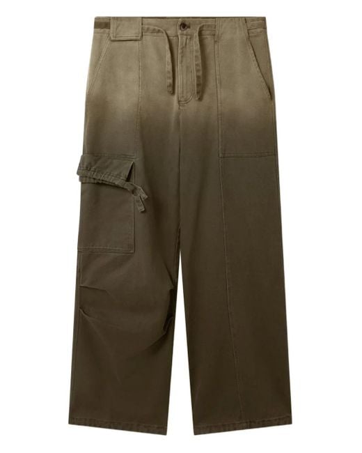 Axel Arigato Green Cargo Wide-Leg Trousers for men