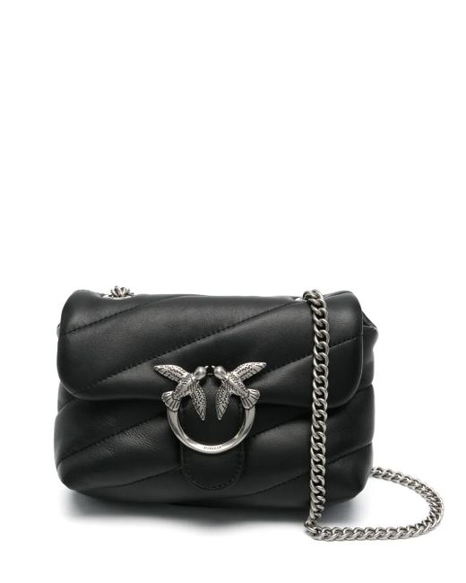 Pinko Black Baby Shoulder Bag Love Bag Puff Maxi Quilt