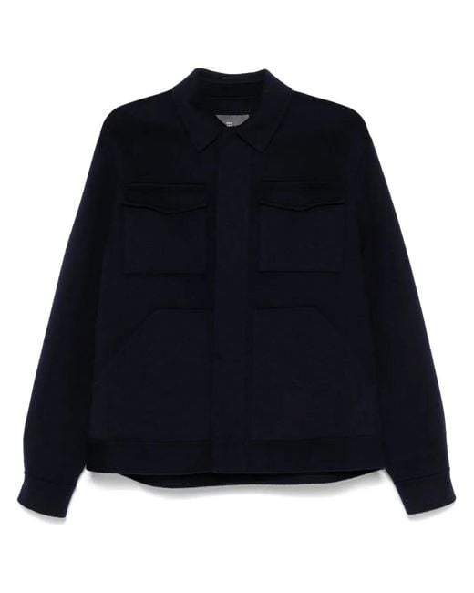Bompard Blue Double-Sided Jacket for men