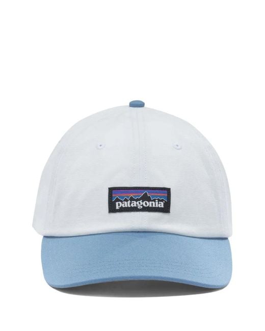 Patagonia Blue Two-Tone Logo Patch Hat for men