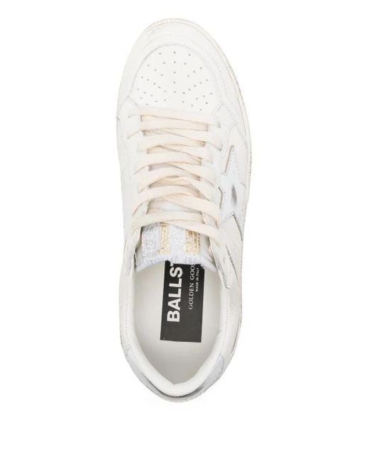 Golden Goose Deluxe Brand White "Ball Star" Sneaker