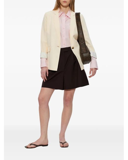Rag & Bone Natural Button-Fastening Blazer