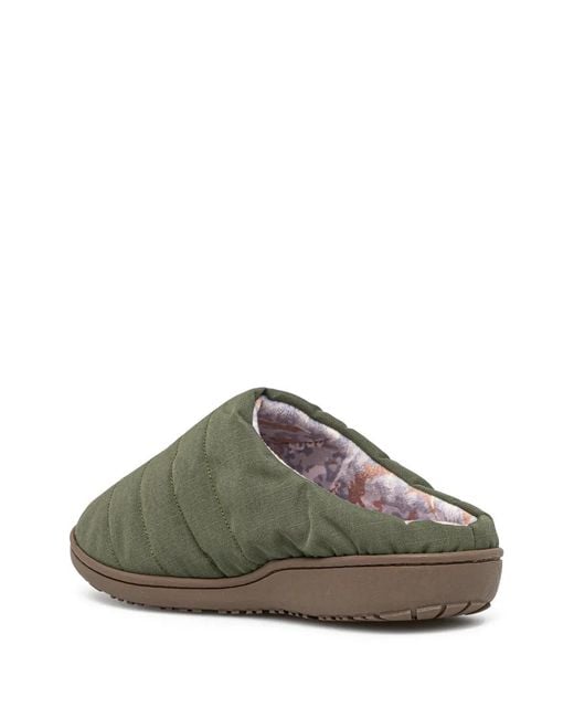 SUBU Green Quilted Slippers